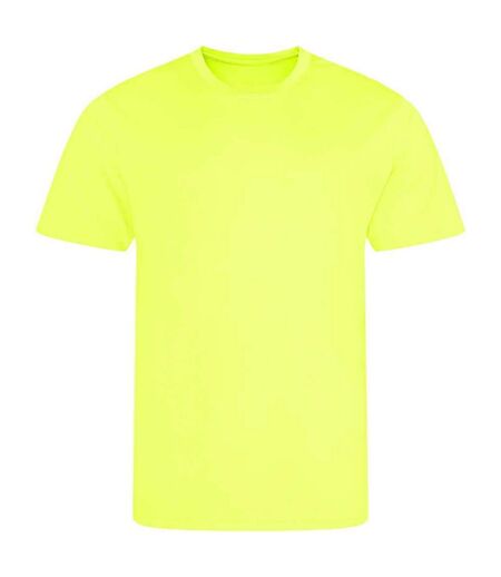 Mens t-shirt electric yellow AWDis Cool