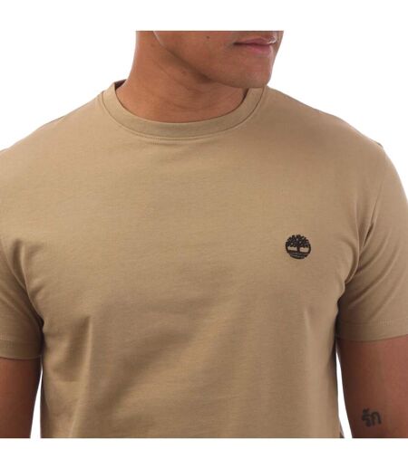 T-shirt Style Logo Oyster River Homme Marron Timberland