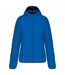 Kariban Womens/Ladies Lightweight Hooded Padded Jacket (Light Royal Blue) - UTPC6397