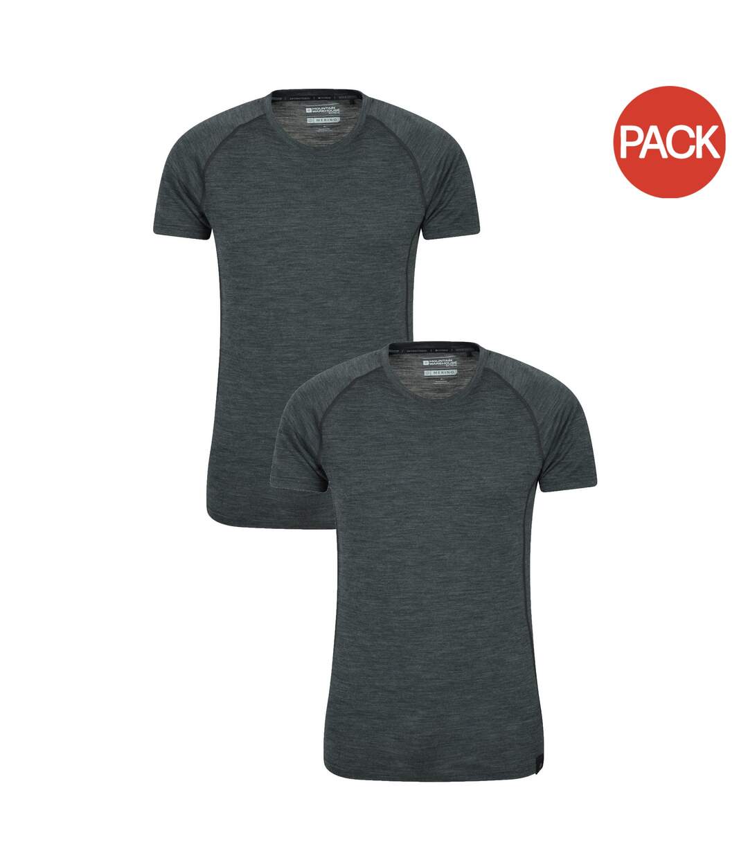 T-shirts summit homme gris foncé Mountain Warehouse