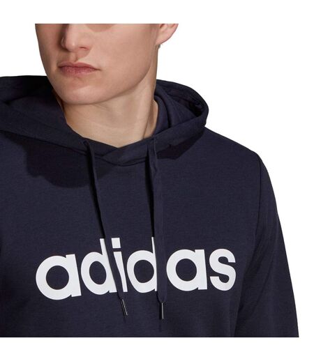 Sweat À Capuche Style Logo Essentials Homme Bleu Marine Adidas