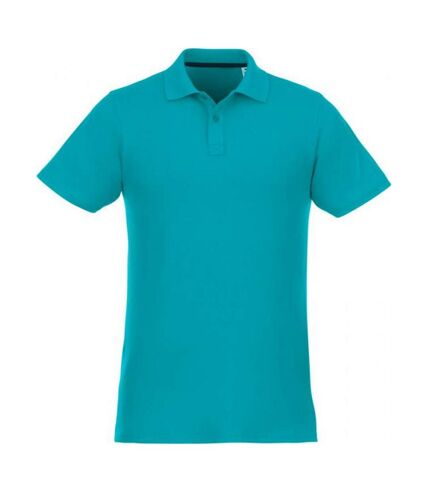 Elevate Mens Helios Short Sleeve Polo Shirt (Aqua)