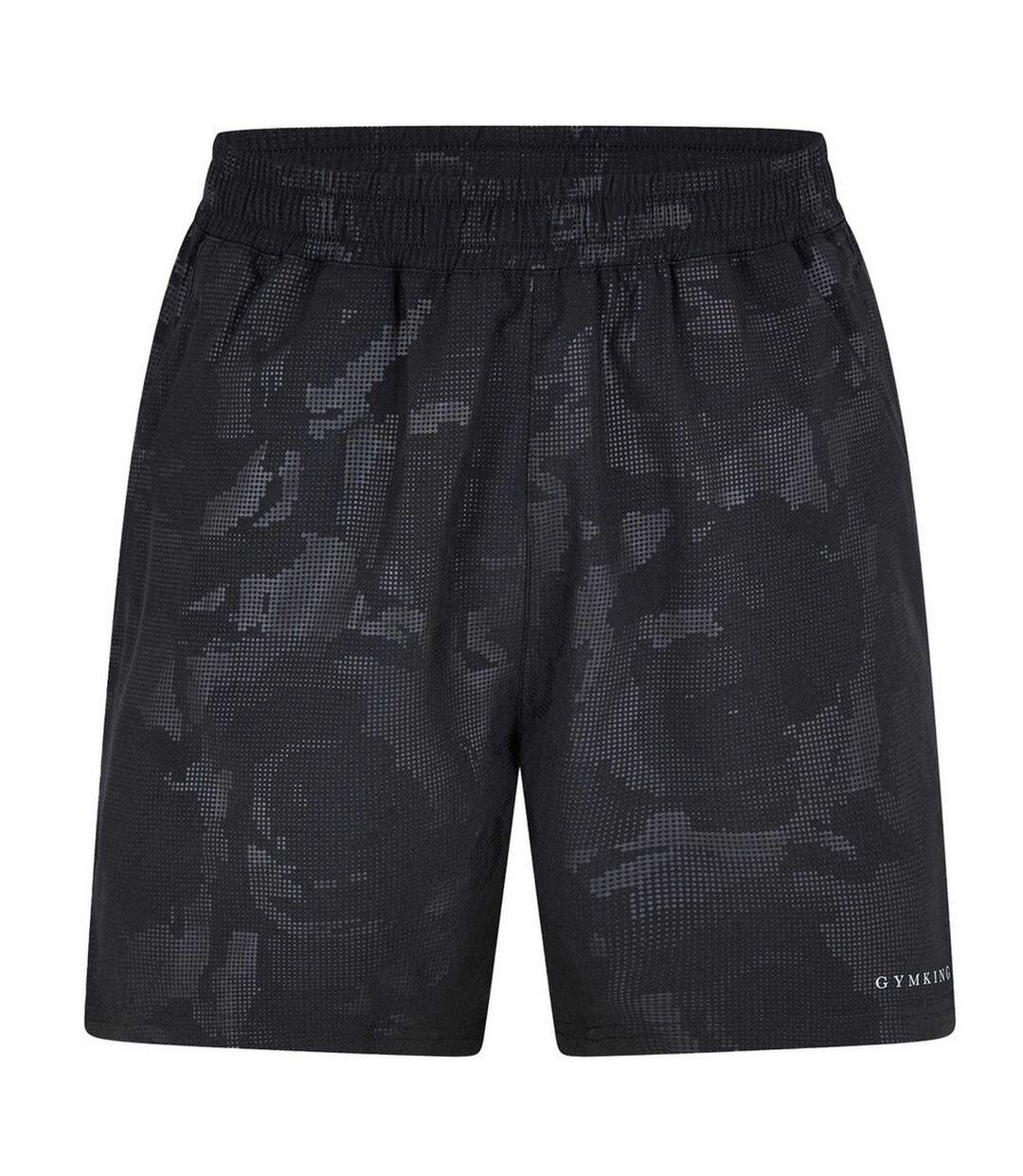 Mens Sport Shorts Black Gym King-1