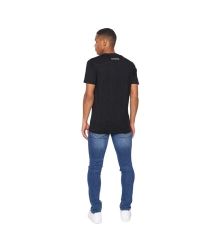 T-shirt selworthy homme noir Crosshatch