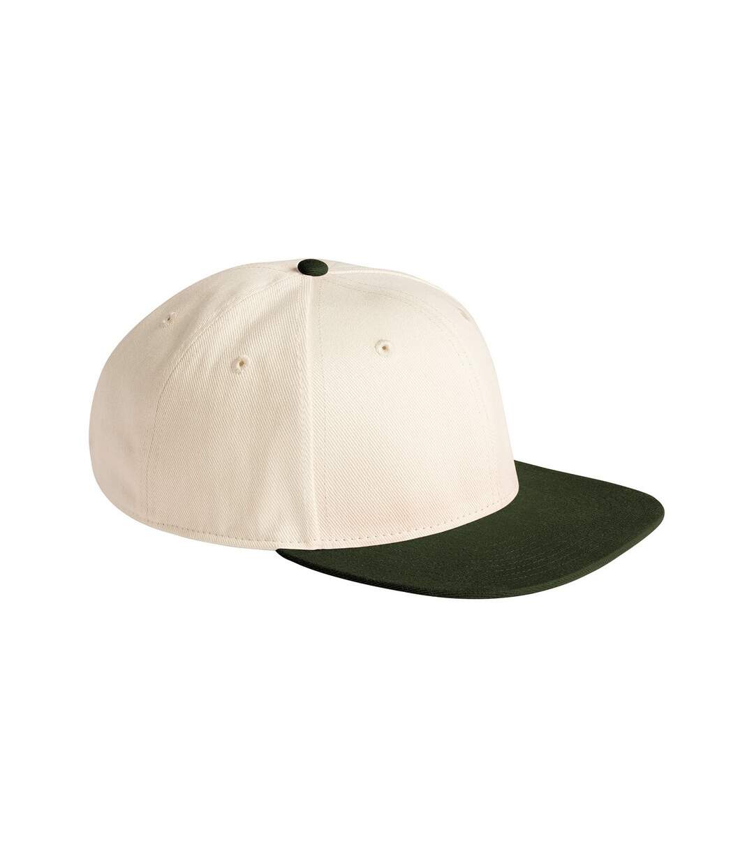 Casquette De Baseball Adulte Naturel Olive Foncé Beechfield-1