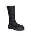 Womens/ladies Gelina Leather Knee-high Boots Black Steve Madden-2