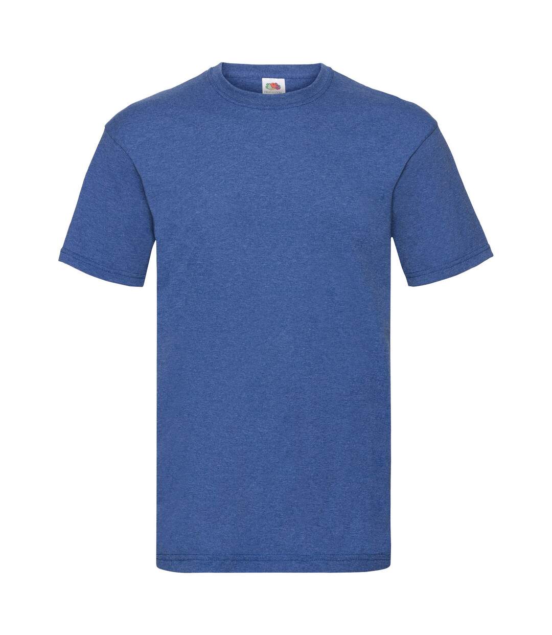 T-shirt manches courtes homme bleu roi chiné Fruit of the Loom