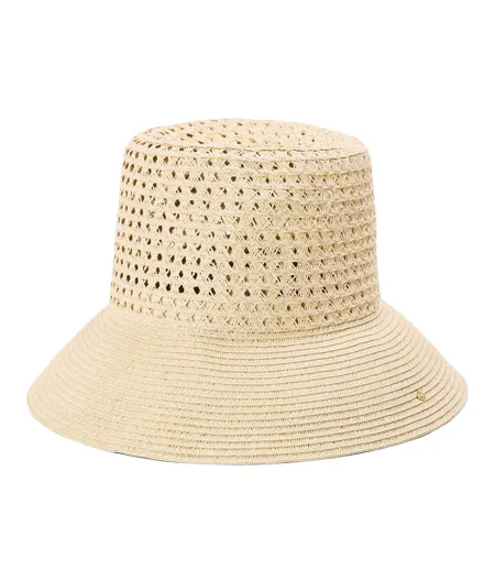 Bob Été Motif/style Perforé Femme Blanc Cassé Ralph Lauren