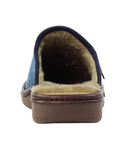 Chaussons Mules Jacob Femme Bleu Lazy Dogz
