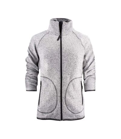James Harvest Womens/Ladies Rich Hill Fleece Jacket (Grey Melange)
