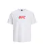 Mens Logo Cotton Regular T-shirt Bright White UFC-1