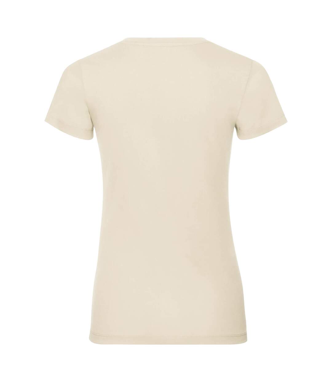 Womens/ladies organic short-sleeved t-shirt natural Russell