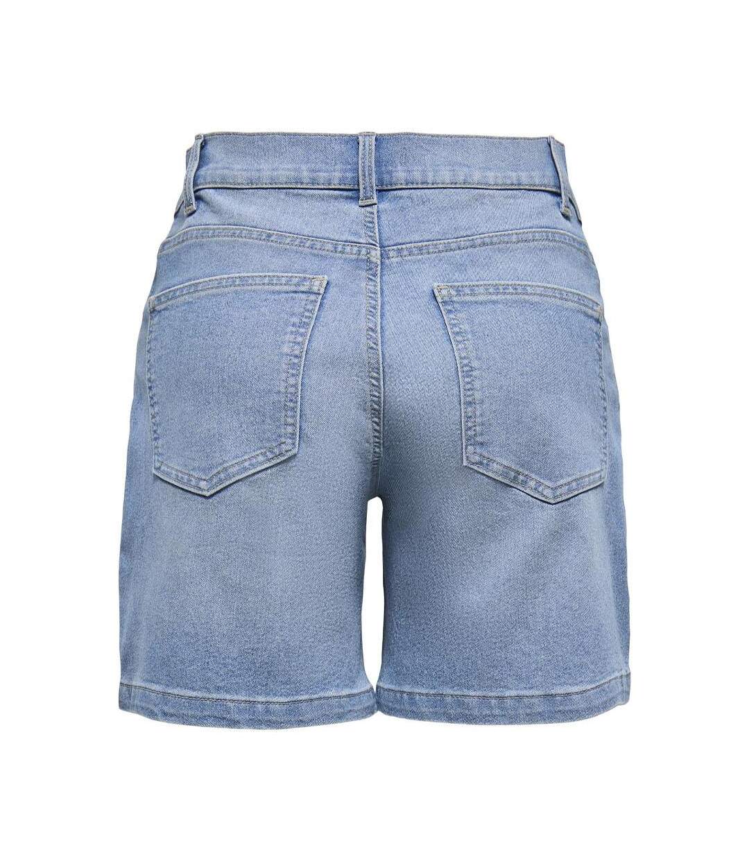 Short bleu clair femme only mia-2