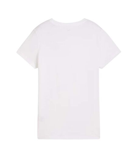 T-shirt Motif/style Petit Logo Ess No.1 Femme Blanc Puma