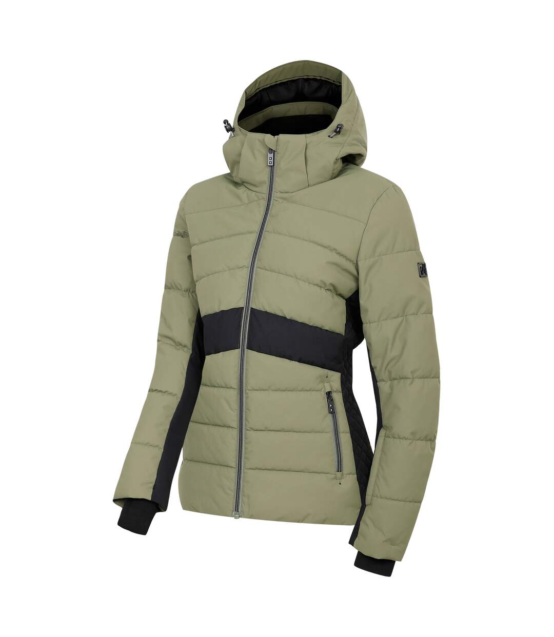 Blouson de ski glacial femme vert olive / noir Dare 2B-3