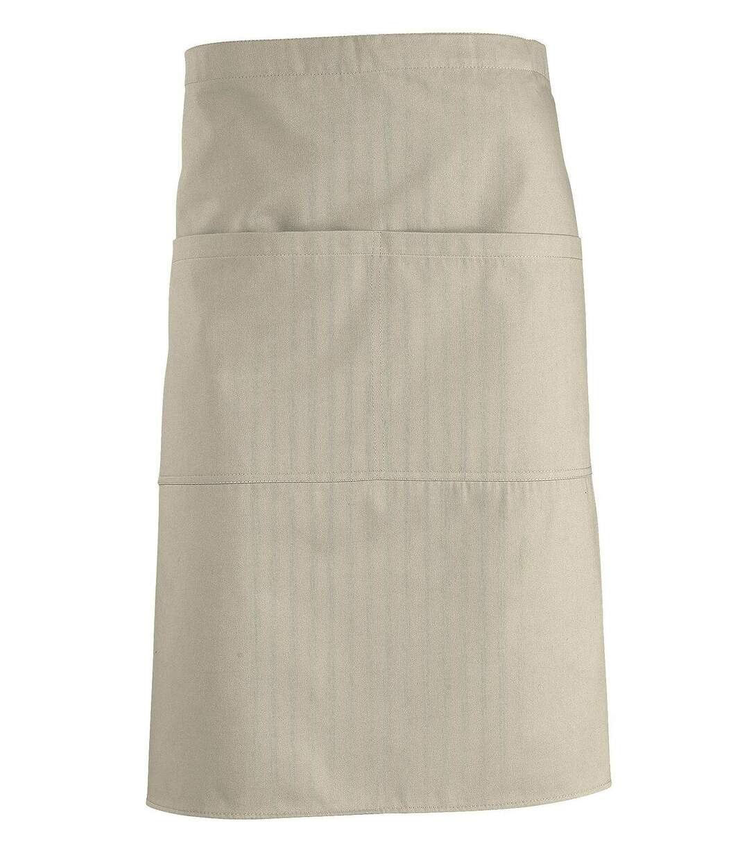 Tablier mi-long avec poches - 88020 - beige corde-1