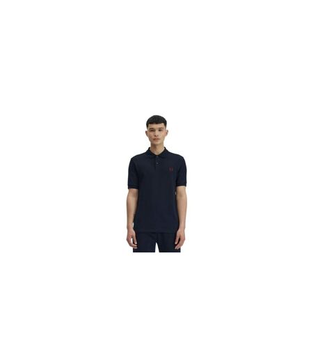 Polo Motif/style Logo Homme Bleu Marine Fred Perry