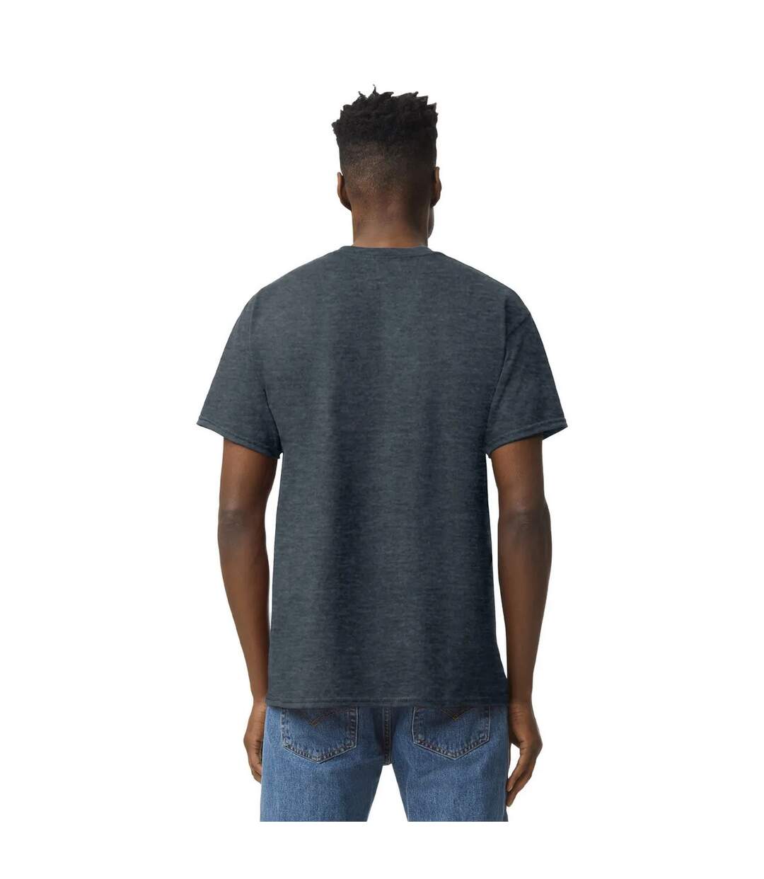 T-shirt Adulte Foncé Chiné Gildan-3
