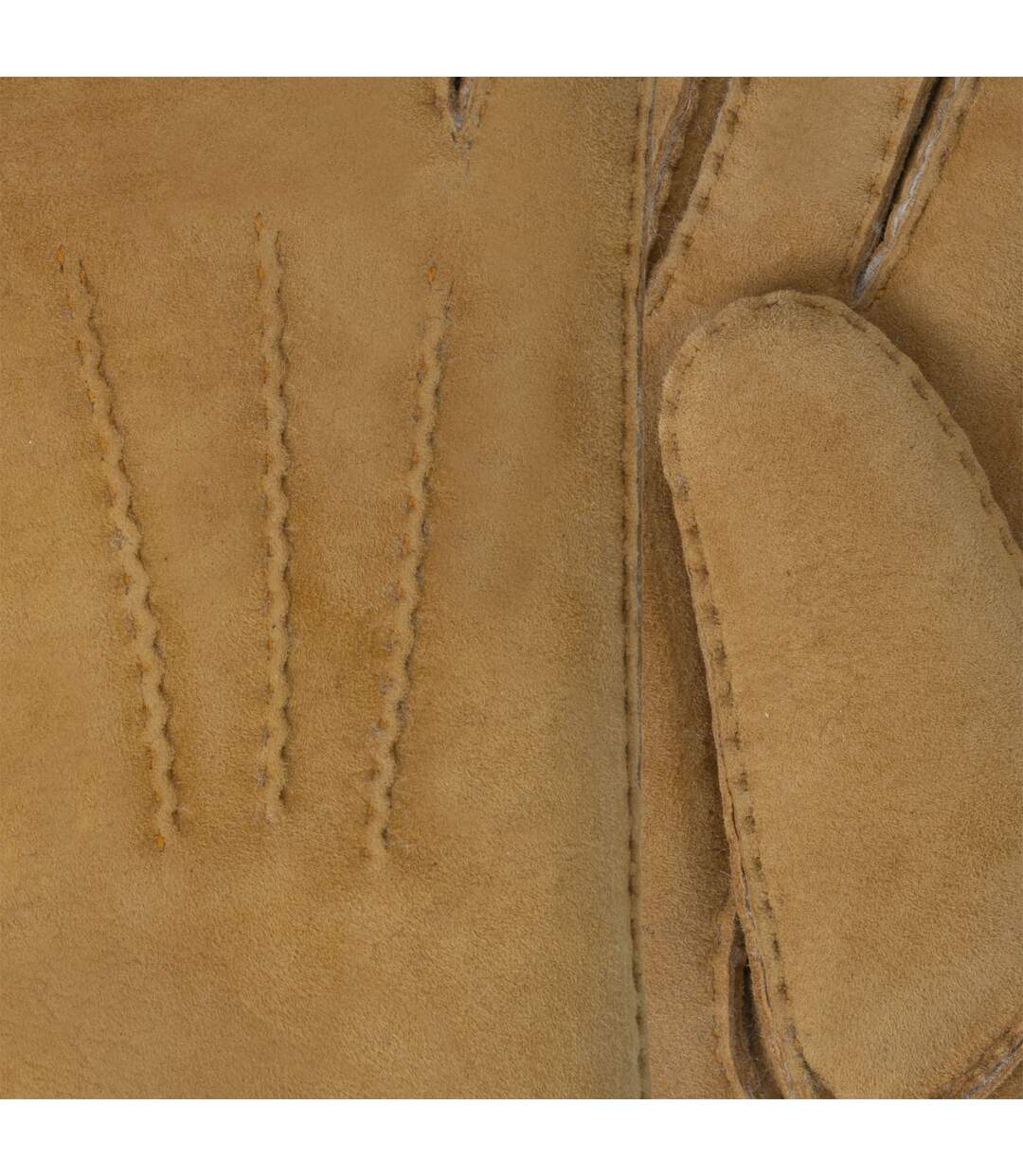 Isotoner Gants homme chauds et doux, en cuir de mouton retourné-3