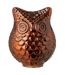 Statuette Hibou en Verre Automn 25cm Rouille-1