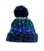 Bonnet Motif/style Tire-bouchon Bleu Sarcelle Bleu Beechfield-1