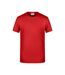 T-shirt Basic Homme Rouge James And Nicholson-1