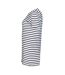 T-shirt Miles Femme Blanc Bleu Marine SOLS-3