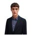 Blazer Motif/style Uni Homme Bleu Foncé Boss-4