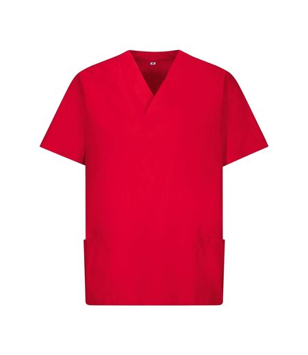 Unisex Adult Work Tunic Red Exner