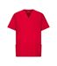 Unisex Adult Work Tunic Red Exner-1