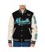 Veste noire/blanc/turquoise homme kaporal tich25m63-1