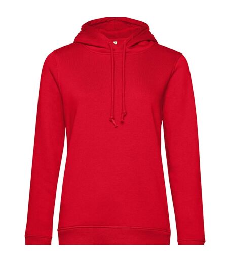 Sweat À Capuche Inspire Femme Rouge B&C