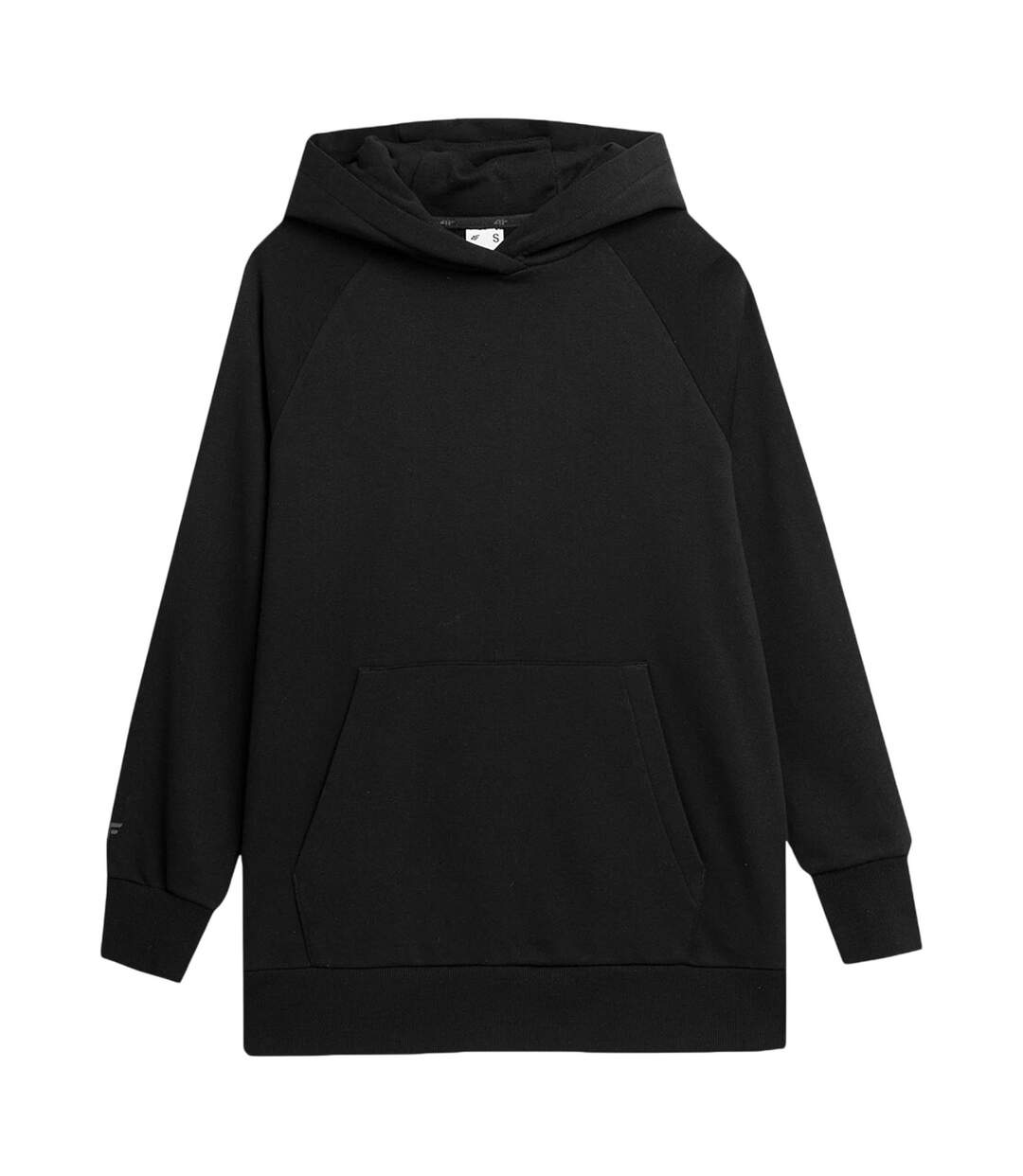 Sweat À Capuche F0955 Femme Noir 4F-2
