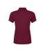 Womens/ladies Club Dry Polo Shirt Maroon Canterbury-3