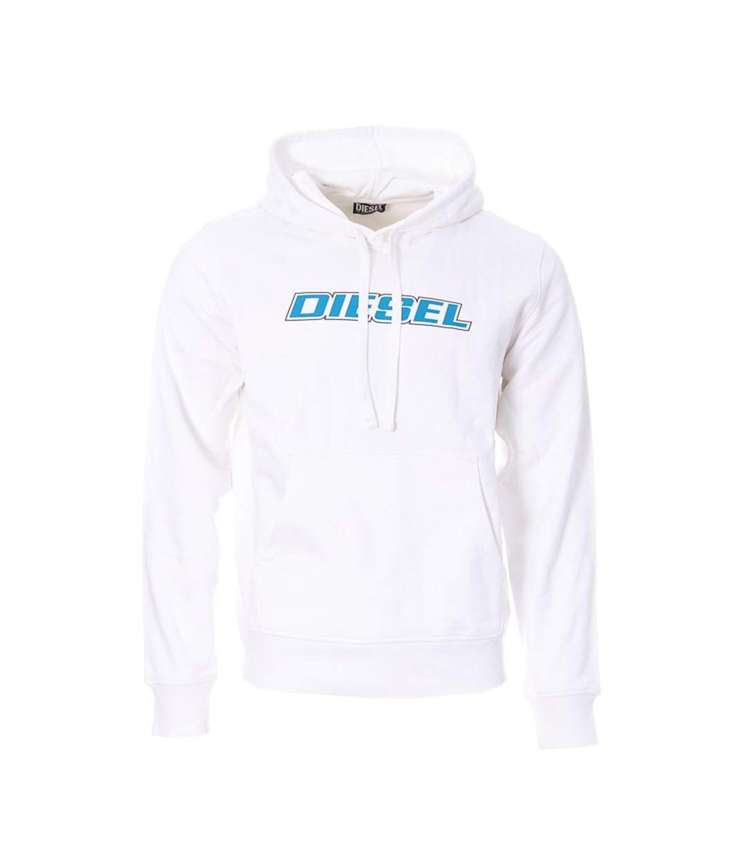 Sweat blanc/turquoise homme diesel hood - 3xl-1