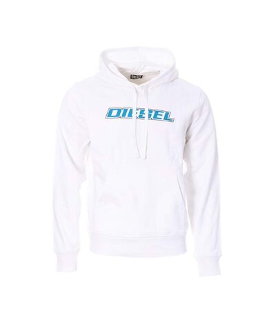 Sweat blanc/turquoise homme diesel hood - 3xl