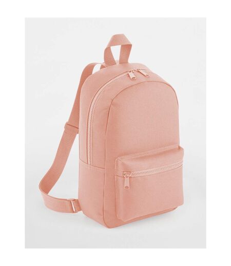 Mini Essential Backpack/rucksack Bag One Size Peach Bagbase