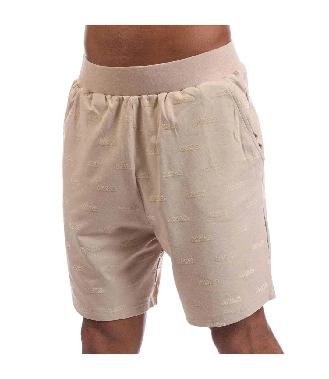 Short Motif/style Logo Homme Beige Hugo-3