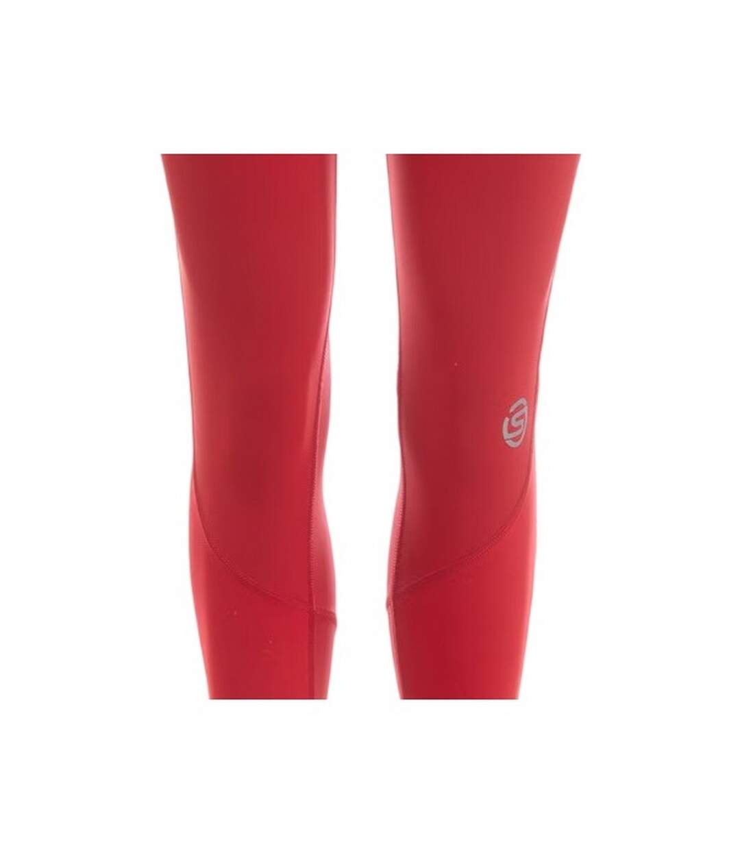 Womens/ladies Skyscraper Running Leggings Red Skins-4