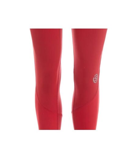 Womens/ladies Skyscraper Running Leggings Red Skins