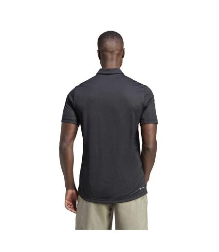 Polo Motif/style 3 Rayures Club Homme Noir Blanc Adidas