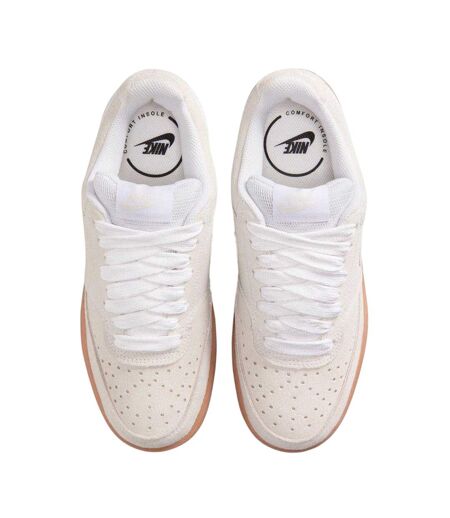 Baskets Court Vision Homme Blanc Cassé Marron Pâle Nike