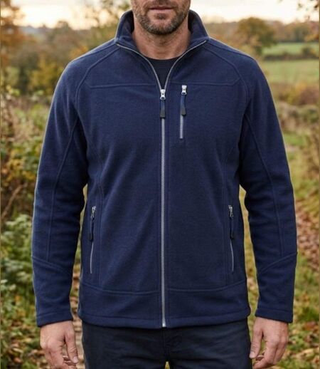 CHALLENGER COLMAR1 — Veste polaire doublée bleu marine : haute protection thermique et finition matelassée