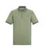 Polo Chiné Manches Courtes Remex Homme Sauge Clair Uni Regatta-2