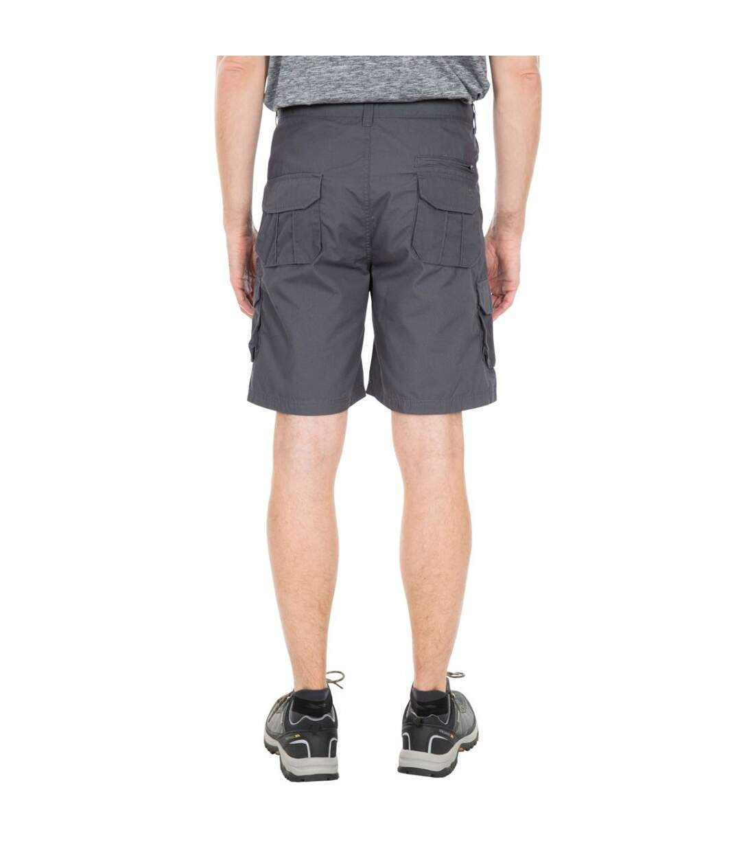 Trespass Mens Gally Water Repellent Hiking Cargo Shorts (Graphite)