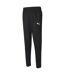 Mens Logo Tapered Tracksuit Bottoms Black Puma-2