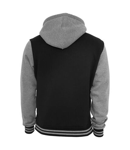 Sweat à capuche homme noir / gris Urban Classics