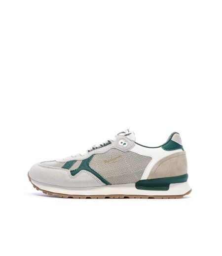 Baskets grises/vertes homme pepe jeans brit retro