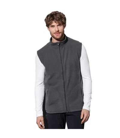 Stedman Mens Active Fleece Gilet (Grey Steel) - UTAB290