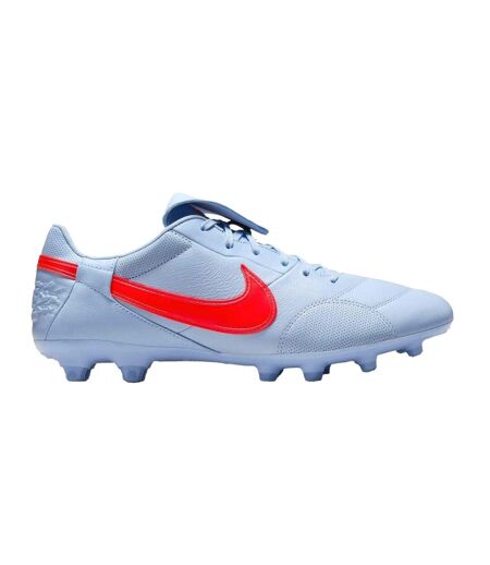 Mens Premier 3 Classic Leather Firm Ground Football Boots Blue Purple Nike